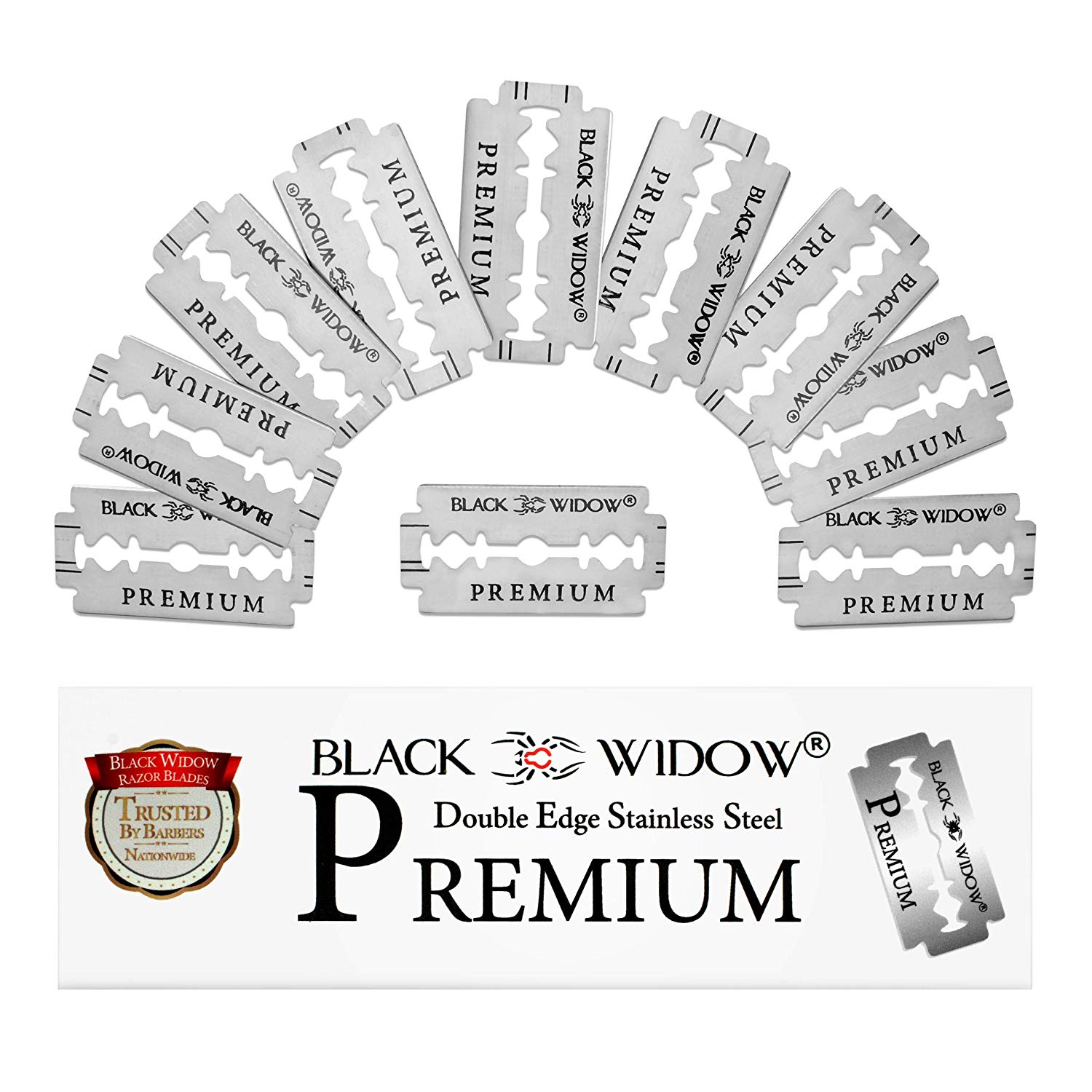 10% OFF Premium Black Widow Razor Blades